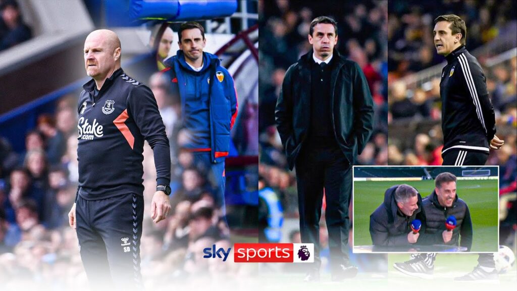 "I tried everything!" 😂 | Sean Dyche channels inner Neville in touchline outfit change 🧦