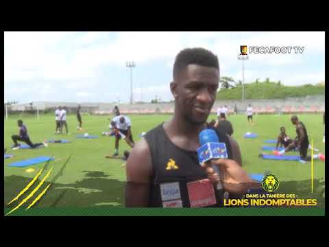 Quelques images de la séance d'entraînement de veille de match des Lions Indomptables
