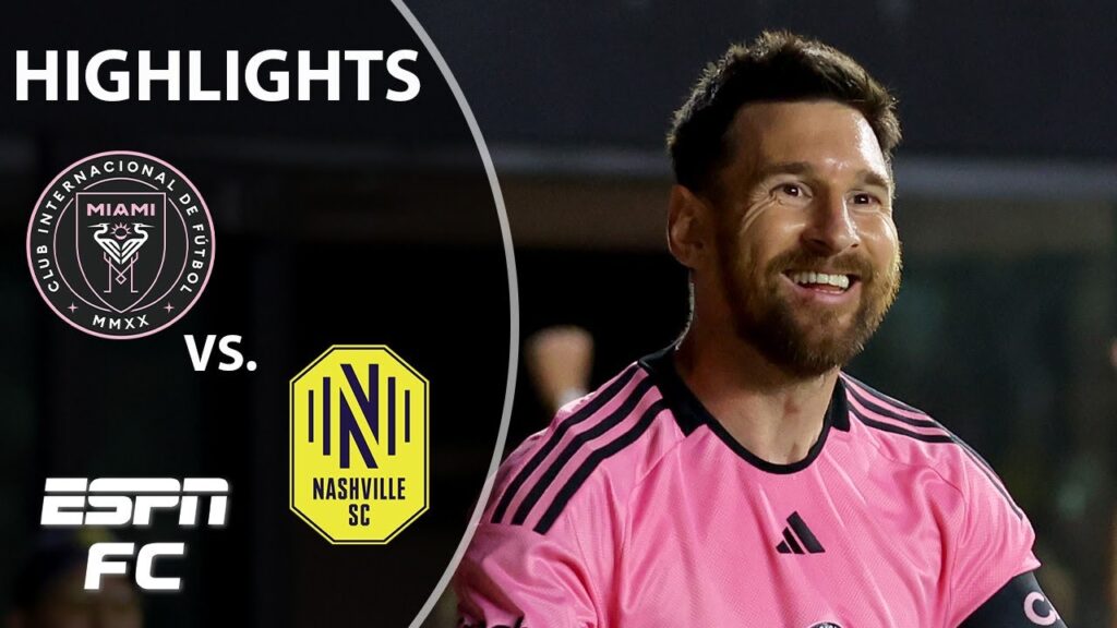 LIONEL MESSI BRACE 👏 Inter Miami vs. Nashville SC | MLS Highlights | ESPN FC LIONEL MESSI BRACE 👏 Inter Miami vs. Nashville SC | MLS Highlights | ESPN FC