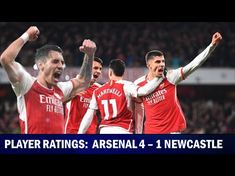 Havertz & Kiwior Exceptional !!!   Player Ratings: Arsenal 4 - 1 Newcastle !!!!