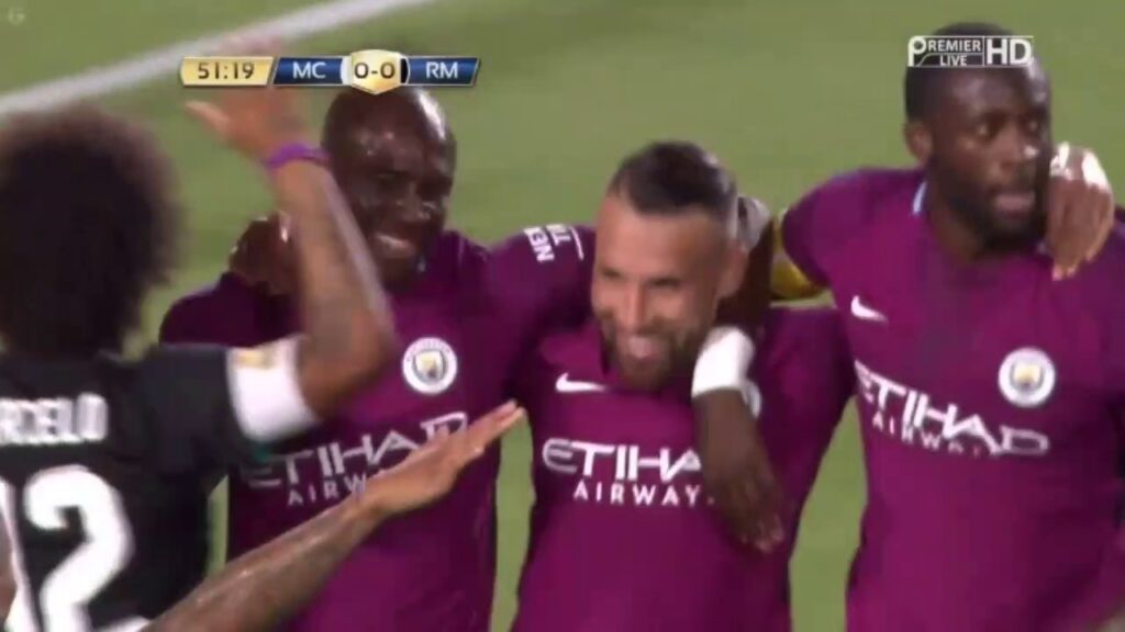 Nicolas Otamendi GOAL HD   Manchester City 1 0 Real Madrid