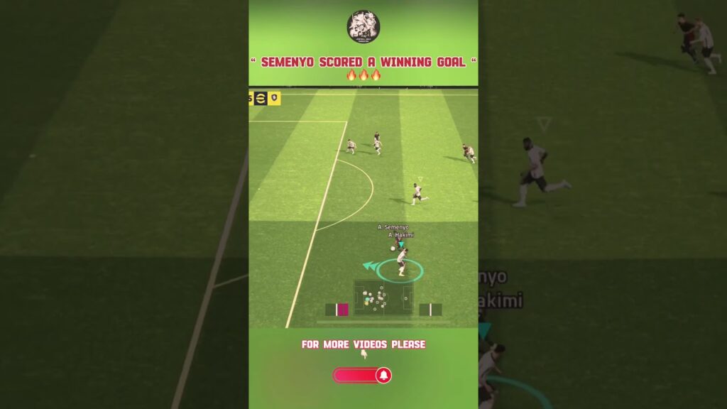 Semenyo Scored a Winning Goal🔥 #shorts #shortsfeed #goals #efootball2024