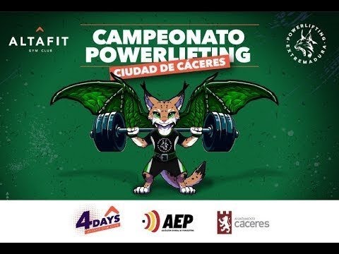 AEP3 - Campeonato Powerlifting Ciudad de Cáceres 2024 (Sesión 1)