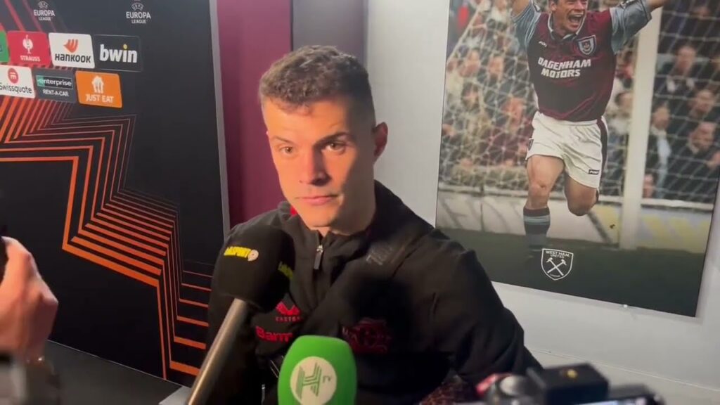 Xhaka  belief that  Arsenal can clinch the title.#championsleague #bundesliga #bayernleverkusen