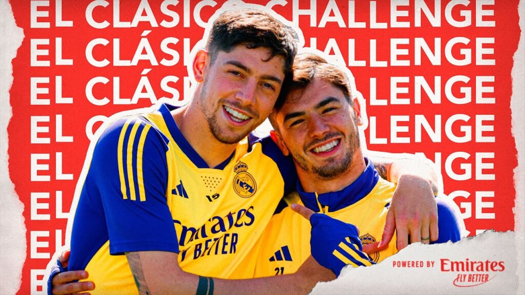 HILARIOUS Clásico games with Valverde & Brahim! | Real Madrid HILARIOUS Clásico games with Valverde & Brahim! | Real Madrid