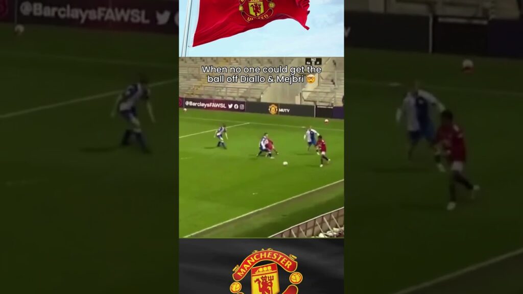 Amad Diallo and Hannibal Mejbri skills vs Blackburn - OUTSTANDING link-up play 🔥 #mufc #amad #mejbri