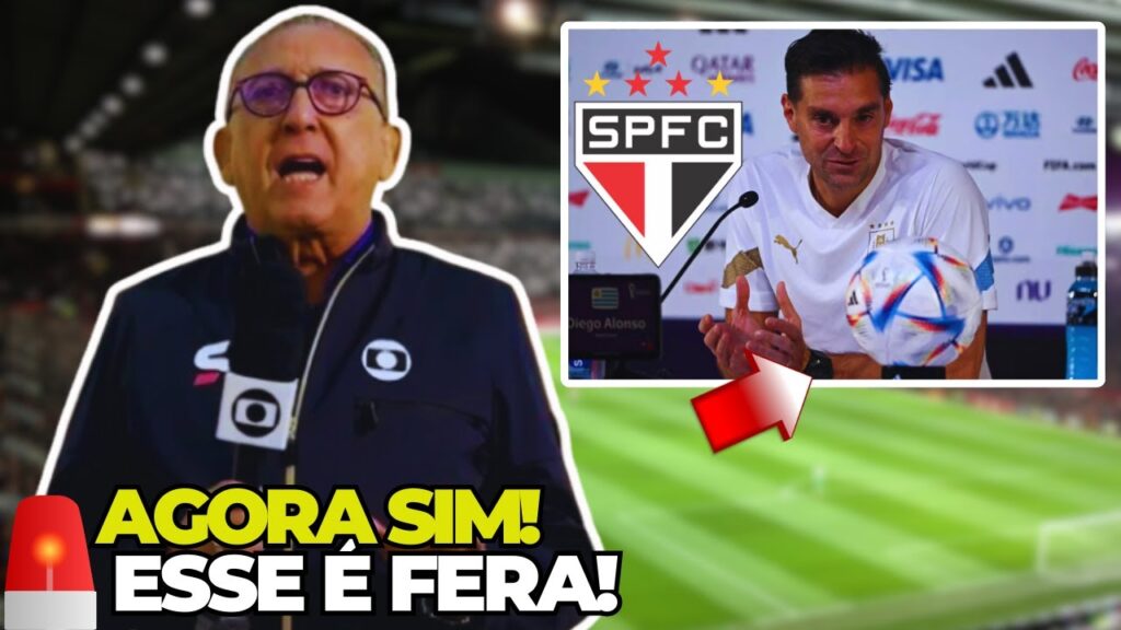 🚨DIEGO ALONSO NO SÃO PAULO! JORNALISTA CRAVA O NOME DO URUGUAIO COMO POSSÍVEL SUBSTITUTO DE CARPINI!