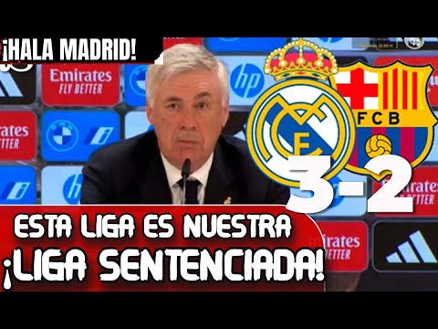 LA REACCION DE XAVI Y CARLO ANCELOTTI TRAS LA VICTORIA EN EL CLASICO REAL MADRID 3-2 FC BARCELONA