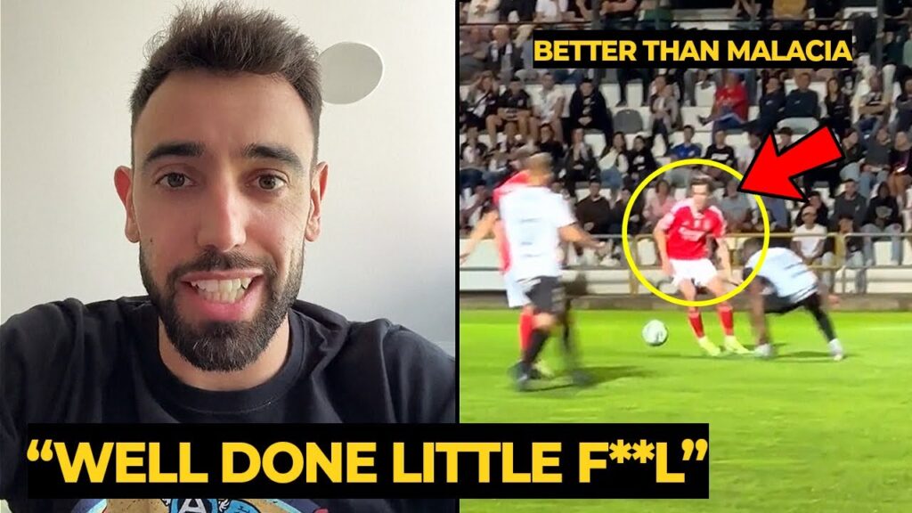 Bruno Fernandes praised Alvaro Fernandez after scored FIRST GOAL with Benfica last night