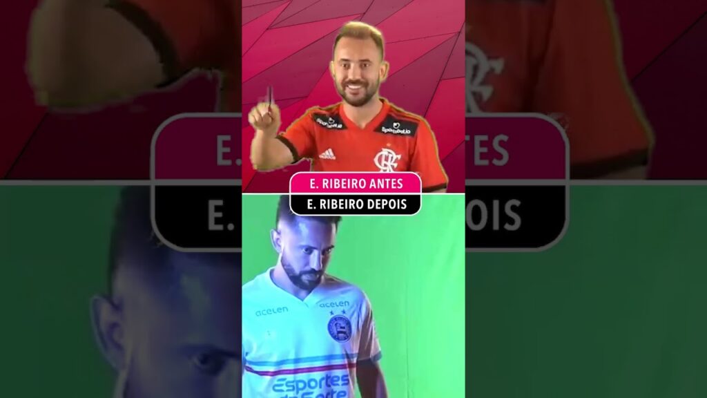 EVERTON RIBEIRO ANTES X DEPOIS #Shorts