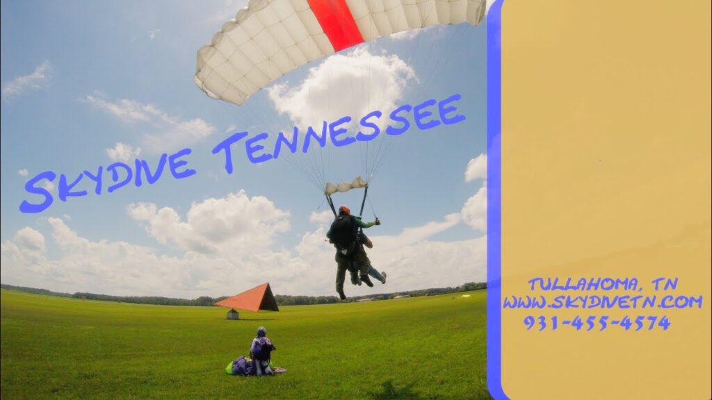Tandem Skydive at Skydive Tennessee with Matthew Smith from Wartrace, TN