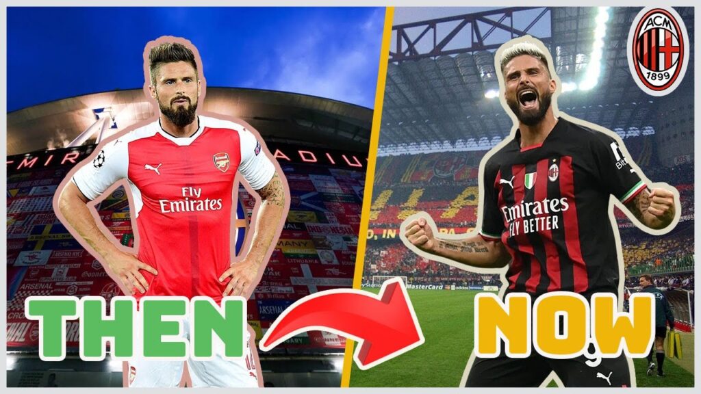 AC Milan players - Then and Now l Olivier Giroud, Rafael Leão, Theo Hernández...