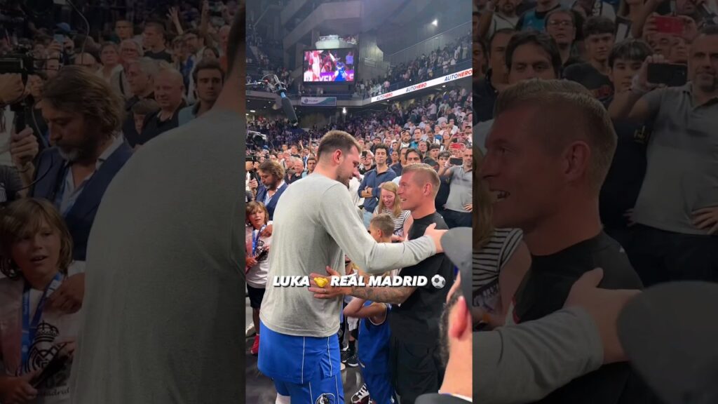 Luka Doncic meets the Galacticos in Madrid!🙌