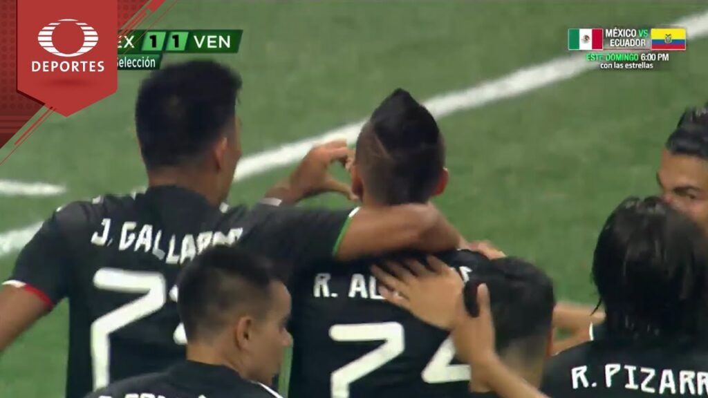 Gol de Alvarado | México 1 - 1 Venezuela | Partido Amistoso - Televisa Deportes