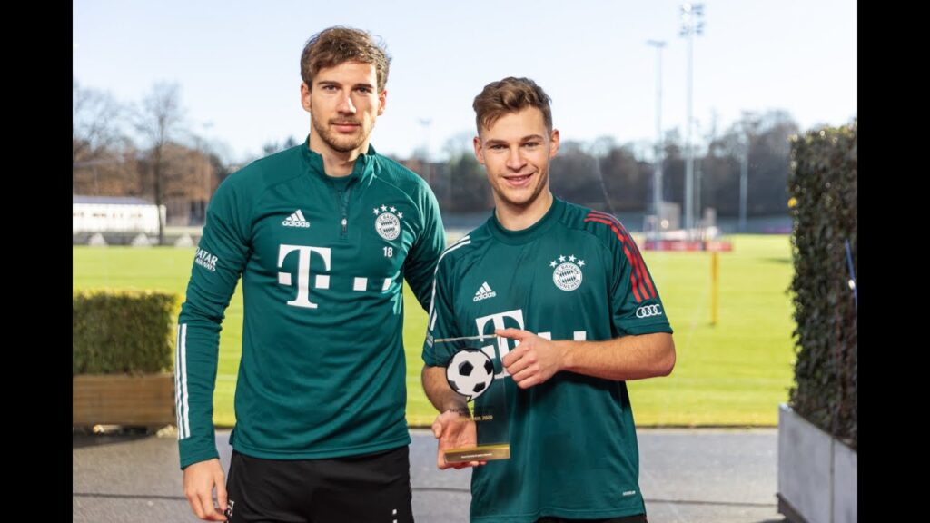 Deutscher Fußball Botschafter 2020 Ehrenpreis - Danksagung von Joshua Kimmich & Leon Goretzka