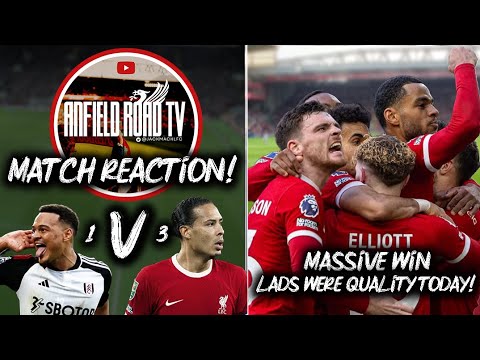 The Fire Is Back Gakpo Exceptional Today MOTM! Fulham 1 Liverpool 3 Match Reaction!