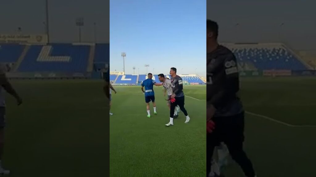 تدريبات لاعبي الهلال امبارح 💙#الهلال