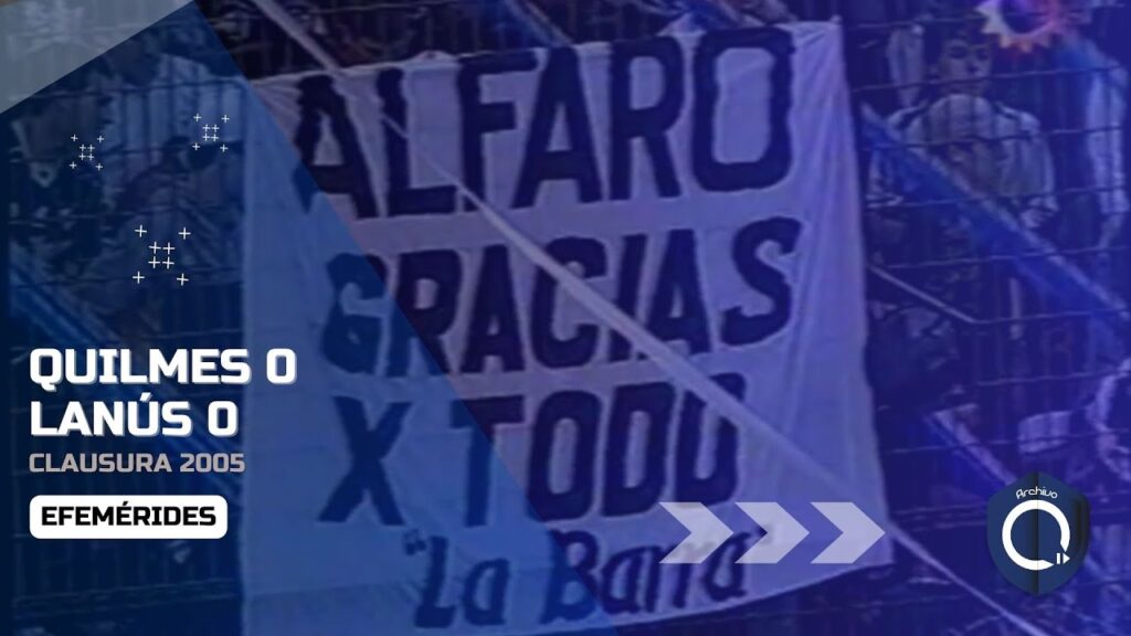 Quilmes 0 Lanús 0 - Primer partido tras la salida de Gustavo Alfaro - Clausura 05
