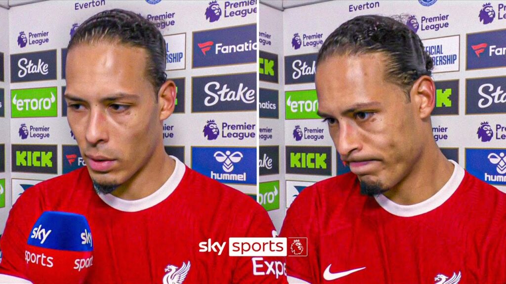 'Everyone has to look in a mirror' | van Dijk reacts to Liverpool's defeat to Everton