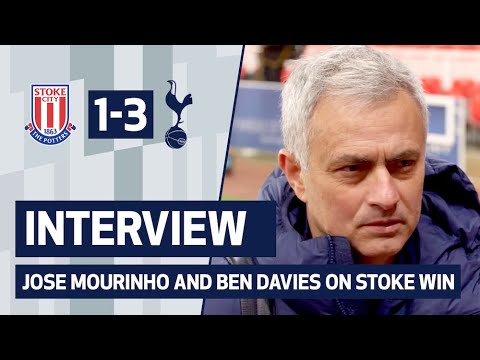 INTERVIEW | JOSE MOURINHO AND BEN DAVIES ON STOKE WIN