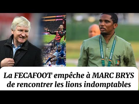 Samuel Eto’o empêche à Marc Brys de rencontrer les joueurs camerounais en Europe pourtant…