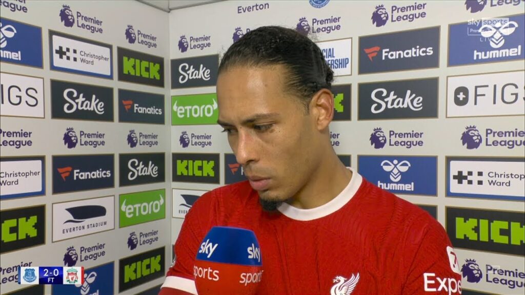 Virgil Van Dijk Post Match Interview | Everton 2-0 Liverpool