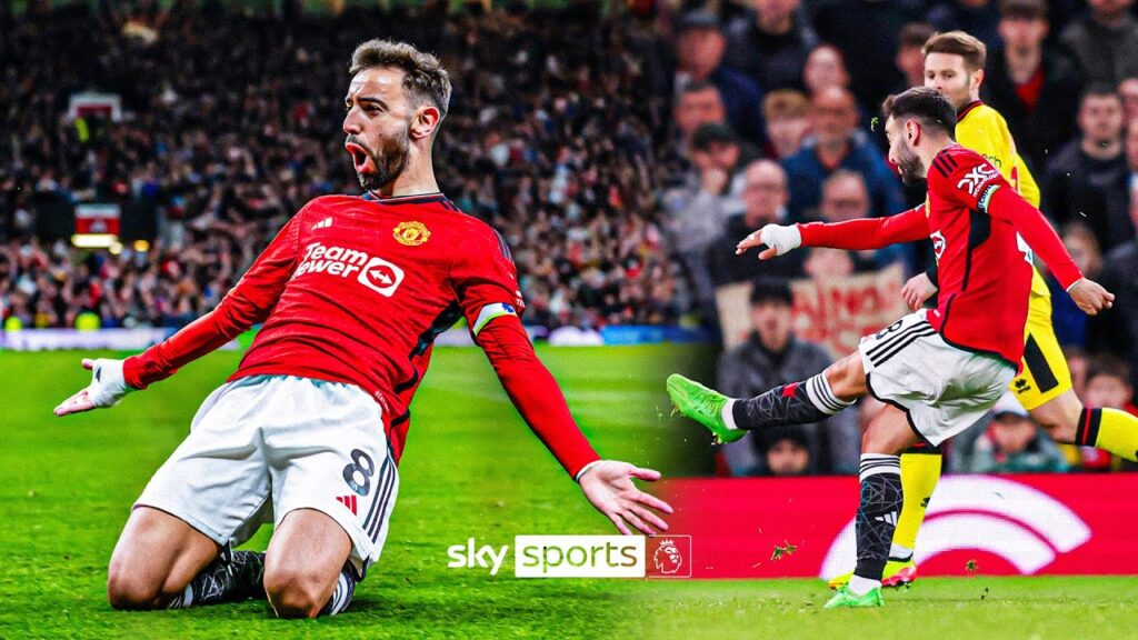 All angles of Bruno Fernandes' long-range strike vs Sheffield United 😍