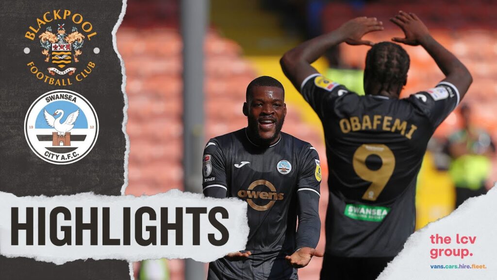 Blackpool v Swansea City | Highlights