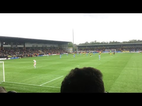 Romain Saiss Goal + Celebrations at Burton (30/9/17)