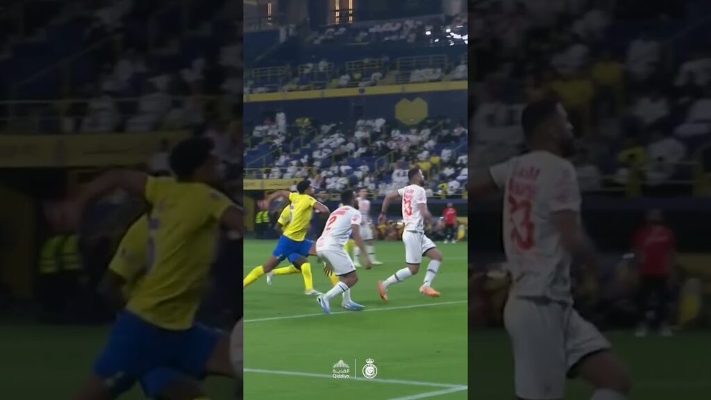 🎯From the corner to the back of the net, a beautiful header from Al-Amri assisted by Telles ⚽️