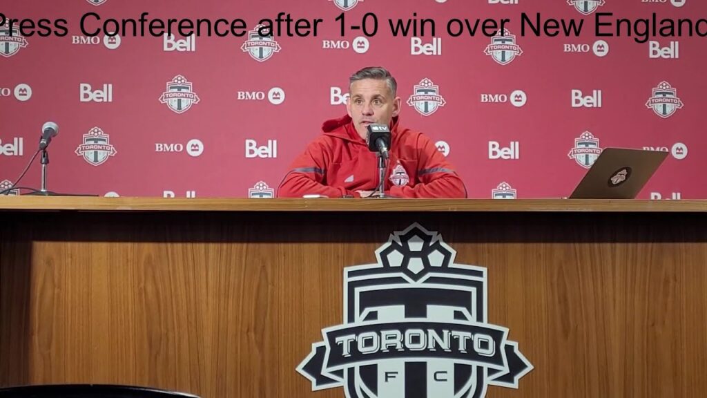 Toronto FC Coach John Herdman Postgame Press Conference after 1-0 win over New England 20 04 2024