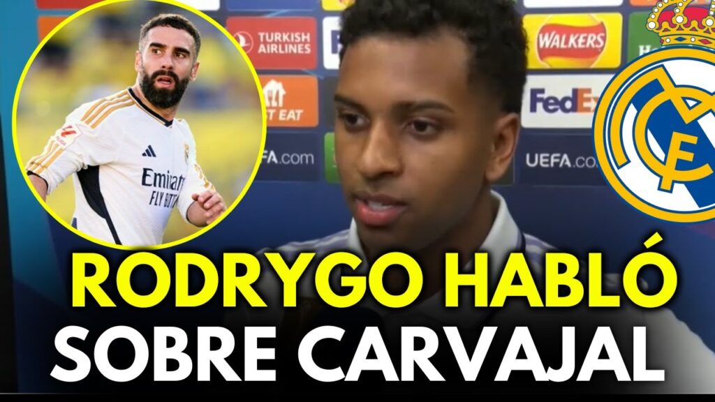 GRAN NOTICIA ! RODRYGO REVELA A TODOS SOBRE CARVAJAL ! NOTICIA DEL REAL MADRID