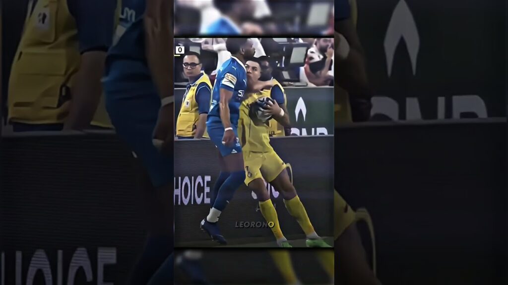 Ali Al-Bulayhi vs players & Ronaldo 🥵#shorts #trending #football #youtubeshorts