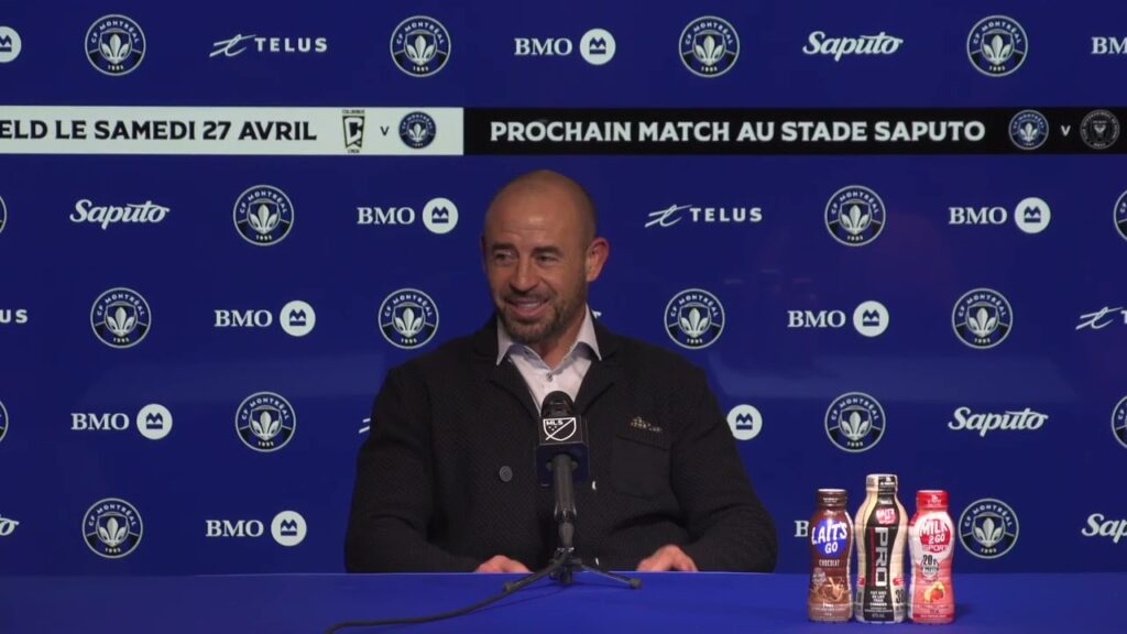 #postgame Montreal HC Laurent Courtois, Mason Toye, Samuel Piette | 2-2 Orlando City | Match Day 9