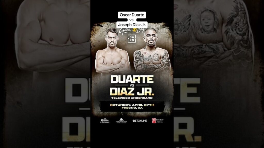 Oscar Duarte vs. JoJo Diaz Fight Preview #boxing #fighting #goldenboypromotions