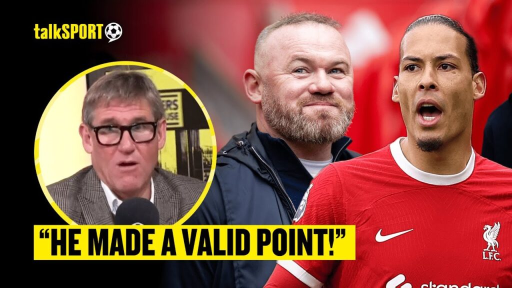 Simon Jordan APPLAUDS Wayne Rooney's Criticism Of Liverpool's Virgil Van Dijk After Everton Loss 👏