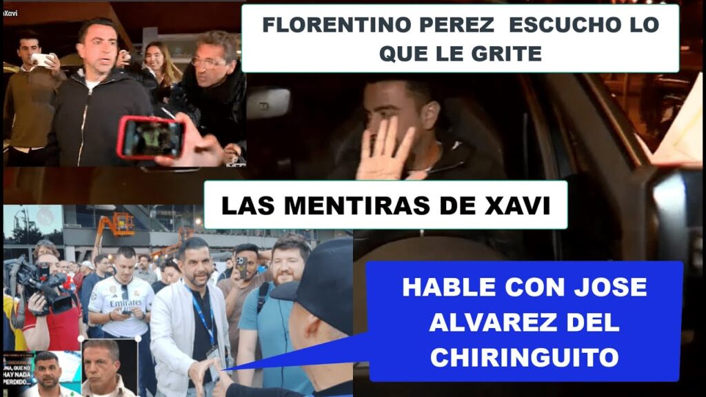 BOMBA XAVI SE QUEDA EN EL BARCELONA. AFICION REAL MADRID GRITABA. LE DIJE A FLORENTINO PEREZ