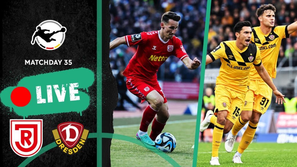 LIVE 🔴 Jahn Regensburg vs. Dynamo Dresden | Full Game | 3rd Division 2023/24