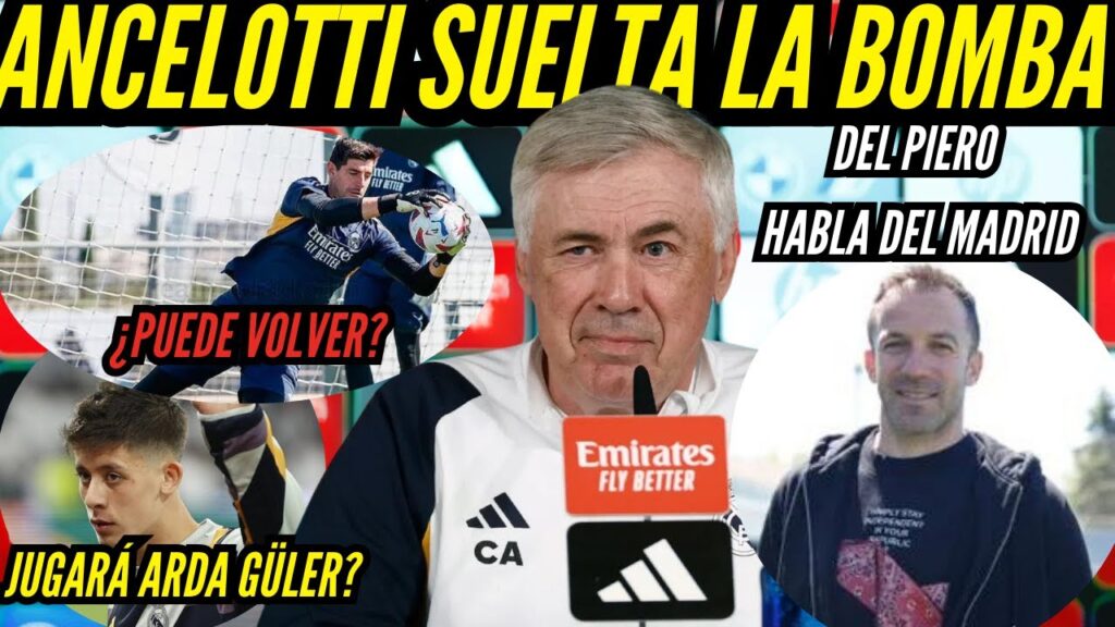 ANCELOTTI habla y SUELTA la BOMBA actualidad REAL MADRID