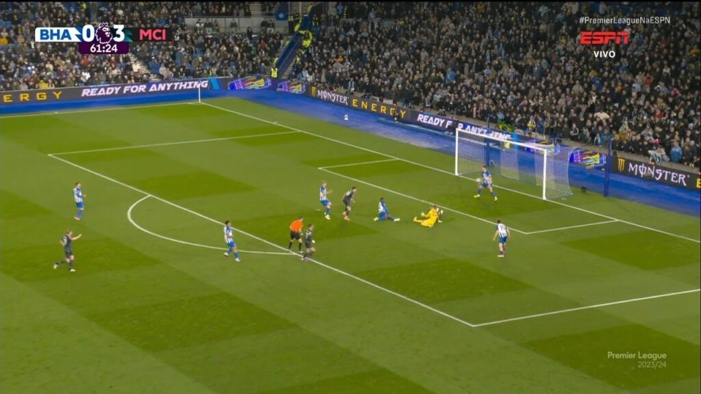 Julián Álvarez Goal | Brighton vs Manchester City 0-4 Extended Highlights | Premier League 23/24