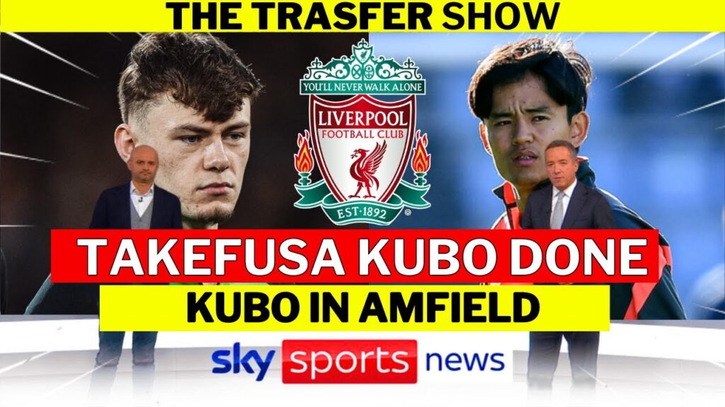 Takefusa Kubo no Liverpool: Deal Done✅Kubo Joins Liverpool🔥Kubo Arrives at Anfield💥Liverpool News