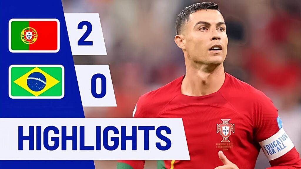 Portugal vs Brazil 2-0 • Ronaldo Brace EURO 2024 Qualifiers Highlights & Goals
