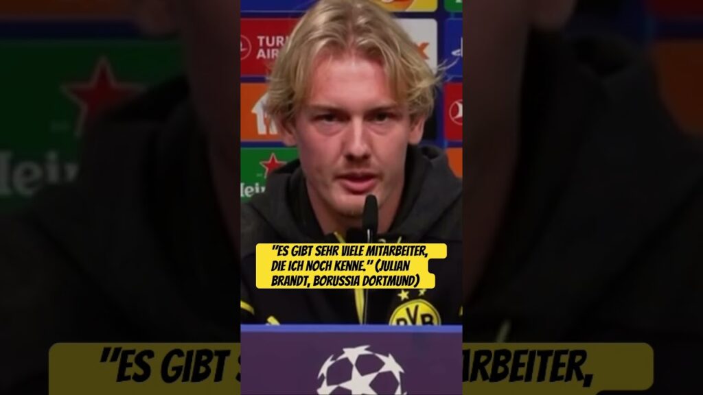 #BVB-Mann Julian #Brandt gönnt seinem Ex-Klub #Leverkusen "von Herzen" die Meisterschaft