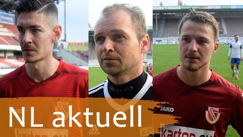 FC Energie Cottbus vs. FSV Luckenwalde | Jonas Hofmann, Yanik Frick und André Thoms im Interview