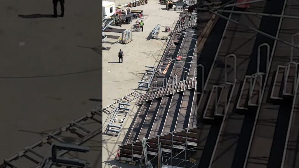 UEFA EURO 2024: Aufbau der ersten Fan Zone in Düsseldorf ⚽🥳