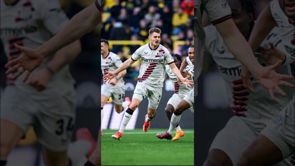 Josip #Stanisic scored at 97th against Borussia Dortmund #Bayer04 #bayer_leverkusen