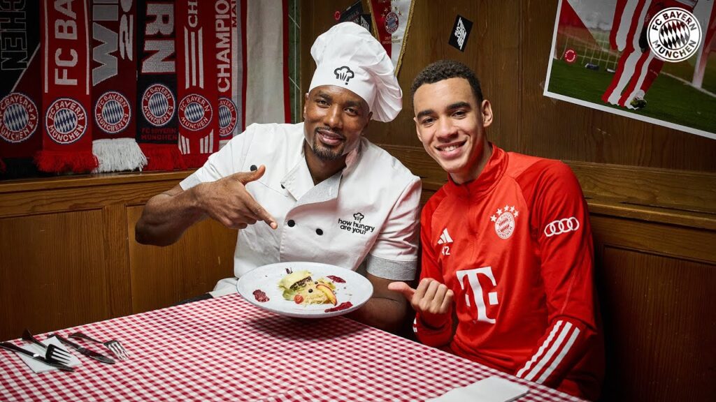 Serge Ibaka cooks for Jamal Musiala: his favorite dish with a new twist! Serge Ibaka cooks for Jamal Musiala: his favorite dish with a new twist!
