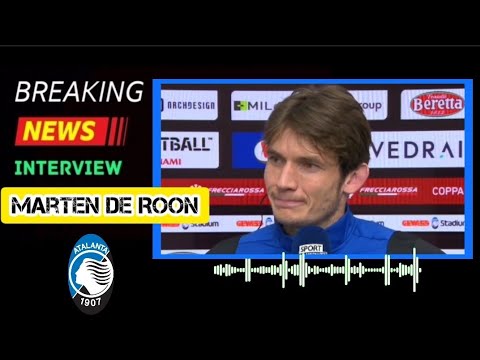 Marten De Roon: "Possiamo battere chiunque" intervista post Atalanta-Fiorentina 4-1 Coppa Italia