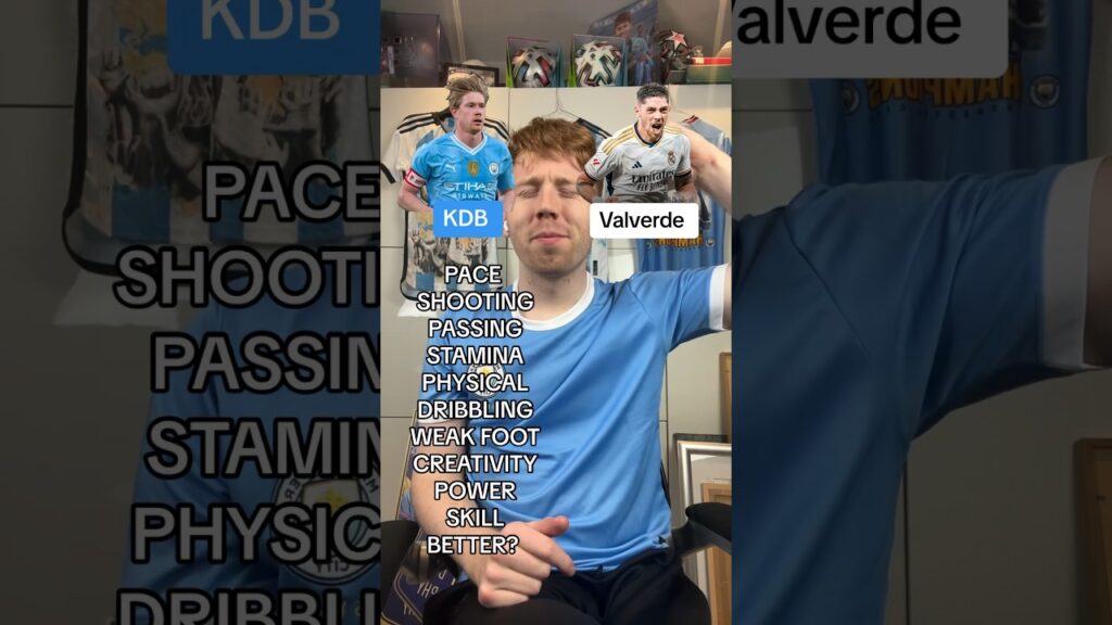 Kevin De Bruyne vs Federico Valverde Debate ⚽️ #shorts