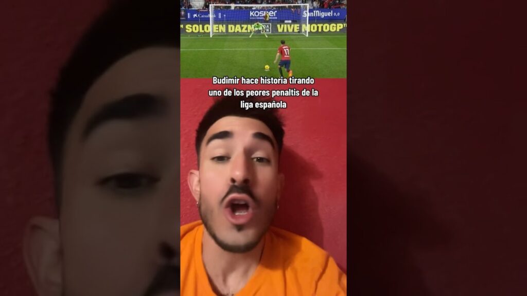 #shorts BUDIMIR HACE HISTORIA EN LA LIGA🔥 #osasuna #laliga